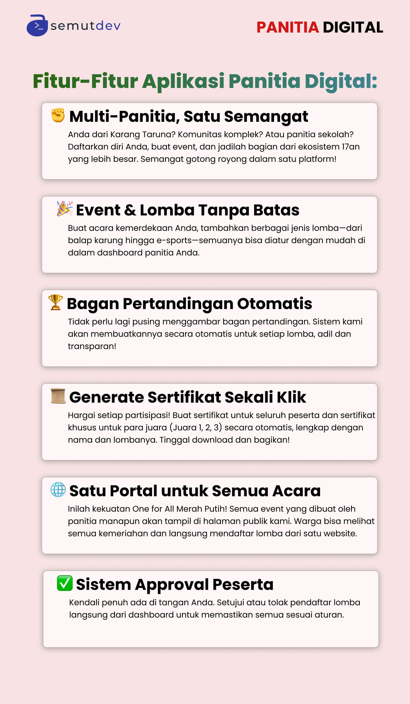 NEW SOURCE CODE Aplikasi Panitia Digital One For All image 2